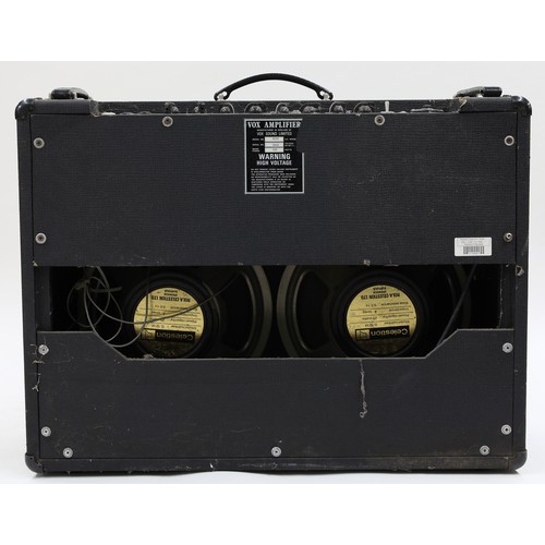 1372 - 1977 Vox AC30 guitar amplifier, made in England (modifications)*Please note: Gardiner Houlgate do no... 