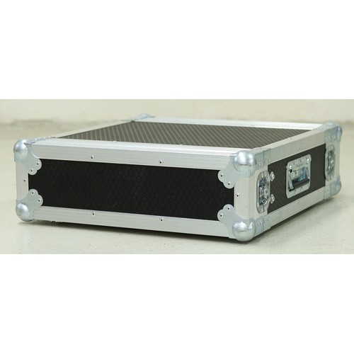 1382 - Ampeg SVT-7 Pro bass guitar amplifier rack unit, within a heavy duty rack flight case*Please note: G... 