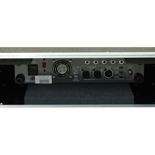 1382 - Ampeg SVT-7 Pro bass guitar amplifier rack unit, within a heavy duty rack flight case*Please note: G... 