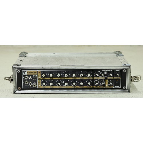 1352 - Pearce G2R stereo guitar amplifier rack unit, within a heavy duty flight case surround*Please note: ... 