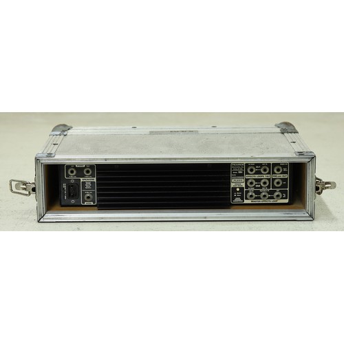 1352 - Pearce G2R stereo guitar amplifier rack unit, within a heavy duty flight case surround*Please note: ... 