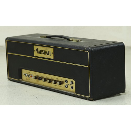 1322 - 1964 Marshall JTM45 Mk II PA guitar amplifier head, made in England, with ECC83 pre-amp tubes, EL34 ... 