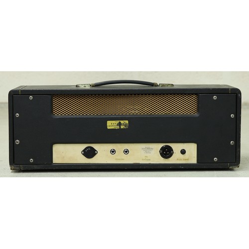 1322 - 1964 Marshall JTM45 Mk II PA guitar amplifier head, made in England, with ECC83 pre-amp tubes, EL34 ... 