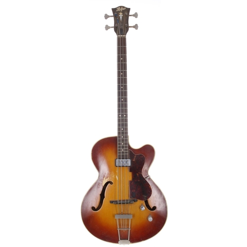 897 - 1964 Hofner Senator bass guitar in need of restoration