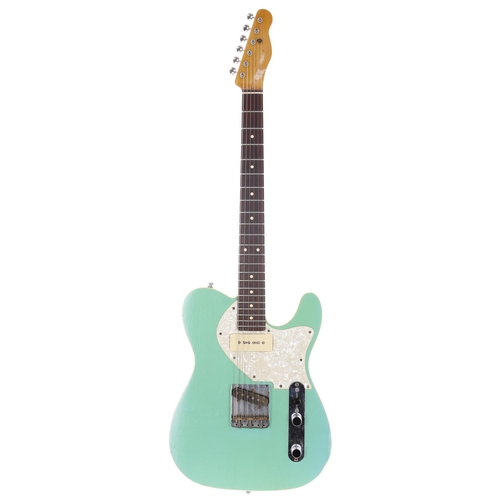 904 - Custom Made T-Type electric guitar; Body: surf green relic bound Tele Custom type body; Neck: relic'... 