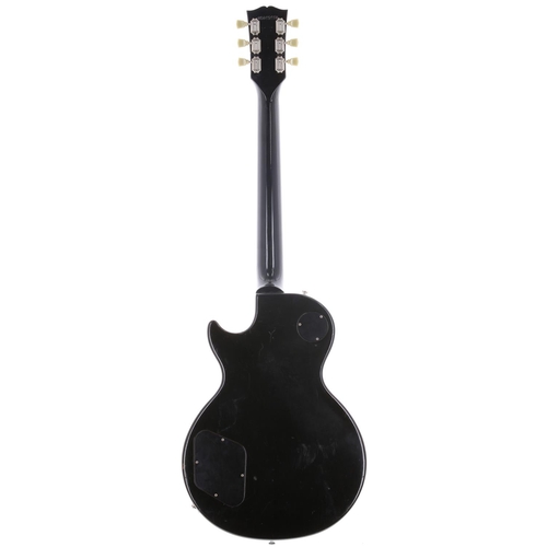 916 - 1989 Gibson Les Paul Standard electric guitar, made in USA; Body: black finish, surface scratches an... 