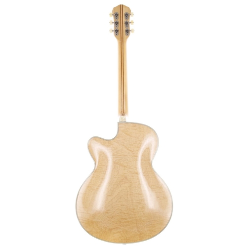 968 - 1959 Hofner President archtop guitar, made in Germany; Body: blonde finished maple back and sides an... 