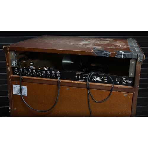 344 - Status Quo - stage used Hammond B3 portable electronic organ, ser. no. 11050079, with foot pedal and... 