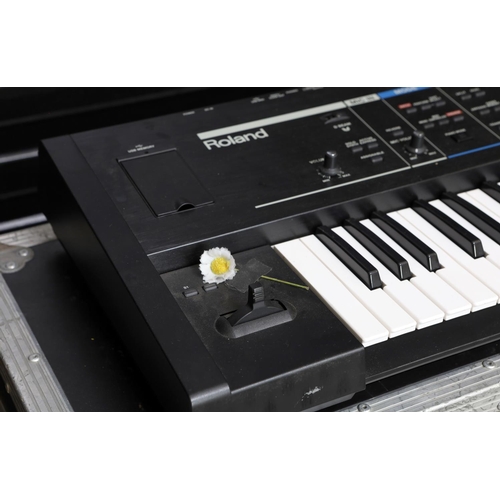 345 - Status Quo - stage used Roland Juno-Stage 128 Voice Expandable synthesizer keyboard, made in China, ... 