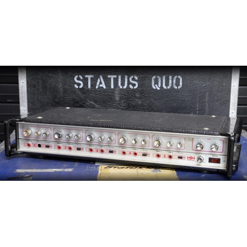 362 - Francis Rossi - studio used 1970s HH Electronic MA100 amplifier head, made in England, ser. no. 2247... 