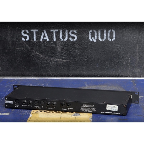 367 - Francis Rossi - studio used Alesis Quadraverb digital effects processor, ser. no. QV1020939... 