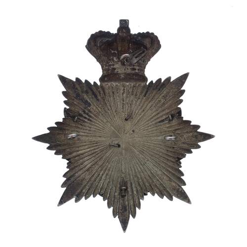 1150 - The Liverpool Regiment, 4th Volunteer Battalion helmet badge, the metal eight point star plate with ... 