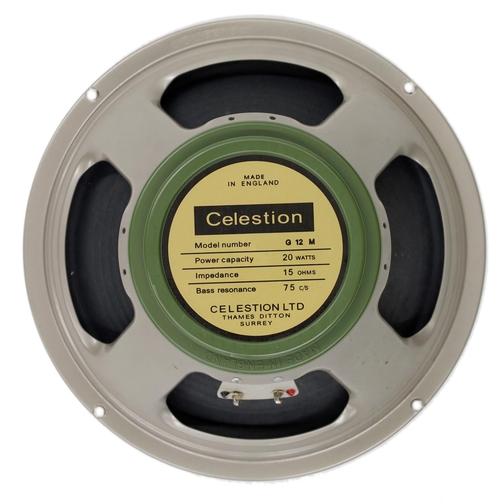 1214 - Celestion G12M green back guitar amplifier speaker*Please note: Gardiner Houlgate do not guarantee t... 