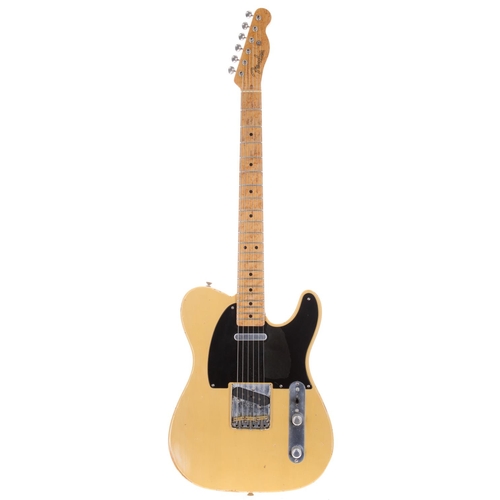 903 - 1997 Fender Custom Shop Cunetto Relic Nocaster electric guitar, made in USA; Body: blonde Cunetto re... 