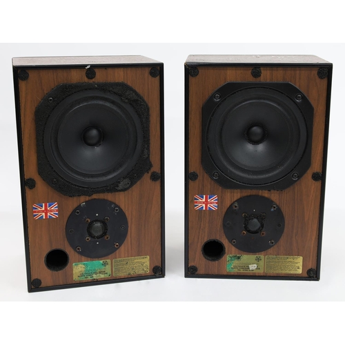 193 - Chris Cross (Ultravox) - pair of Yorkshire Hifi 1-3 monitor speakers (front foam/grille perished)... 