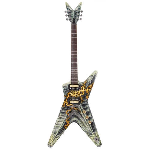 460 - Dimebag Darrell (Pantera) interest - Unique Dean ML electric guitar with Guy Aitchison Custom Artwor... 