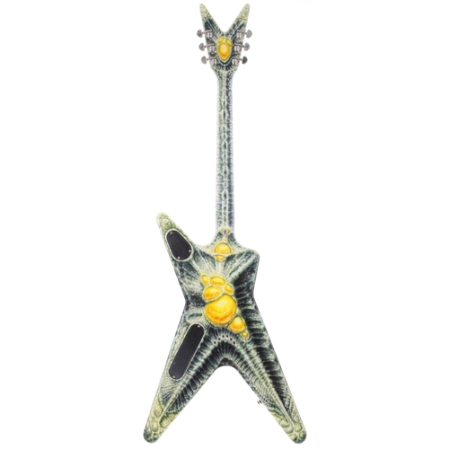 460 - Dimebag Darrell (Pantera) interest - Unique Dean ML electric guitar with Guy Aitchison Custom Artwor... 