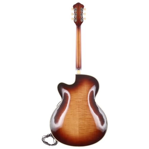 767 - 1958 Hofner President archtop guitar, made in Germany; Body: brunette finished maple back and sides ... 