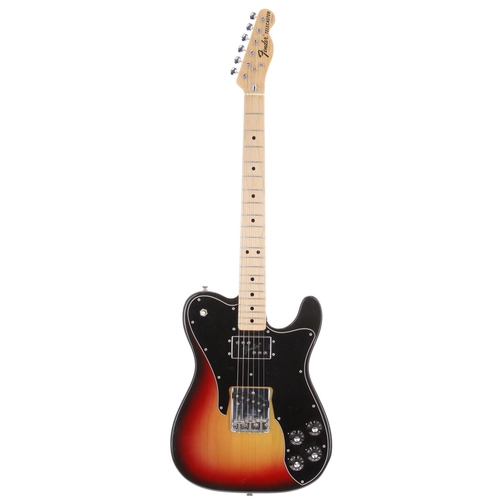 946 - Fender Telecaster Custom electric guitar, made in USA, circa 1974; Body: three-tone sunburst finish,... 