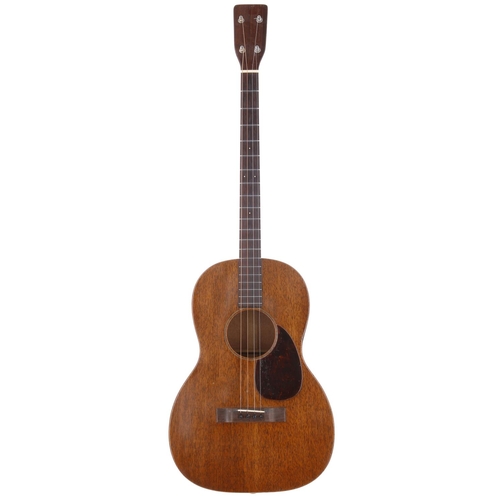 966 - 1931 C.F Martin 5-17 T acoustic tenor guitar, made in USA; Body: mahogany, large repaired crack to b... 