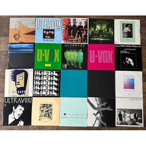 267 - Chris Cross (Ultravox) - twenty Ultravox vinyl records to include Vienna, CHR1296; The Thin Wall, CH... 