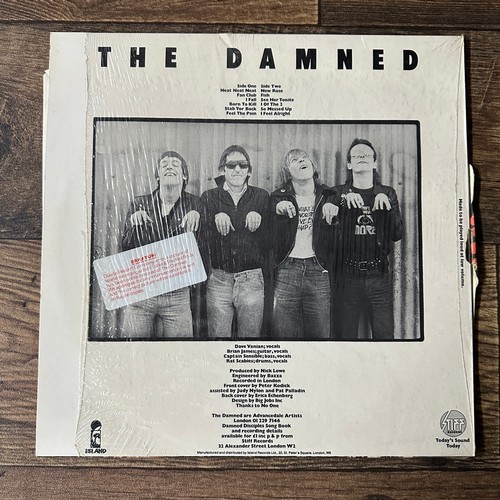 294 - Chris Cross (Ultravox) - The Damned 'Damned, Damned, Damned', 1977 vinyl record, SEEZ1, with Eddie a... 