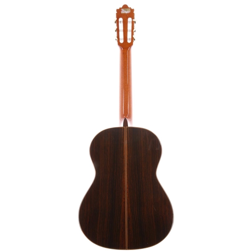 2229 - 1985 José Ramirez 2E classical guitar, made in Spain; Back and sides: rosewood, a few light marks; T... 