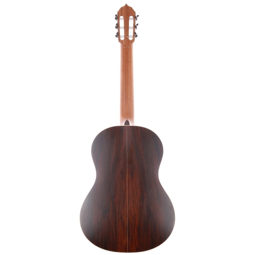 2242 - 2018 John Hall classical guitar, made in Staffordshire, England; Back and sides: cocobolo; Top: Euro... 