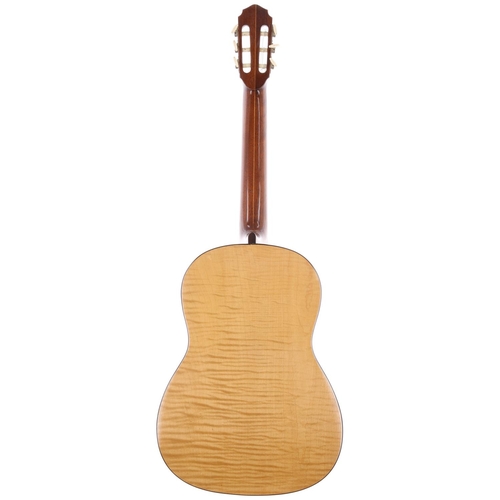 2246 - 1965 Oscar Teller 61A classical guitar, made in Germany; Back and sides: natural figured maple, ligh... 