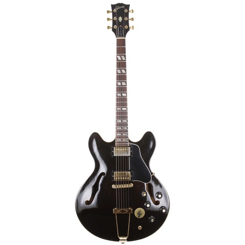 456 - Kiefer Sutherland - 1978 Gibson ES-345TD electric guitar, made in USA, ser. no. 7078027; Body: dark ... 