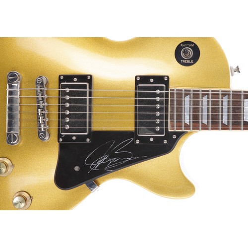 464 - Joe Bonamassa - autographed 2010 Epiphone Limited Edition Custom Shop Joe Bonamassa Les Paul gold to... 