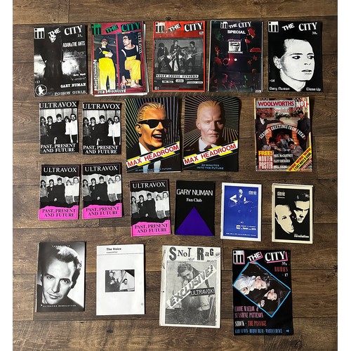 123 - Chris Cross (Ultravox) - collection of various dedicated New Wave and other publications, many featu... 