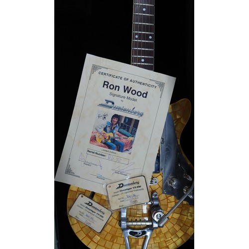 925 - 2003 Duesenberg Ronnie Wood Signature Model Starplayer TV-RW limited edition electric guitar; Body: ... 