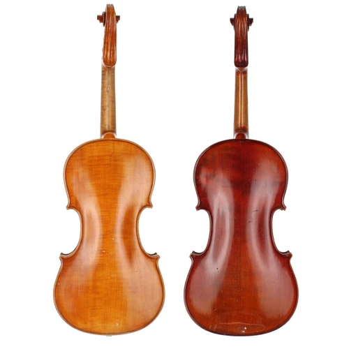 3008 - German three-quarter size violin circa 1920, 13 1/4