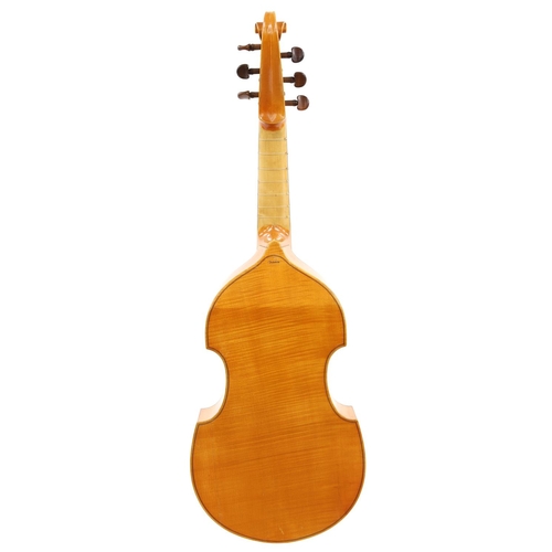 3488 - Modern German tenor viol by and labelled Bachle, Geigenbaumeister, 8523 Baiersdorf, West-Germany, 19... 