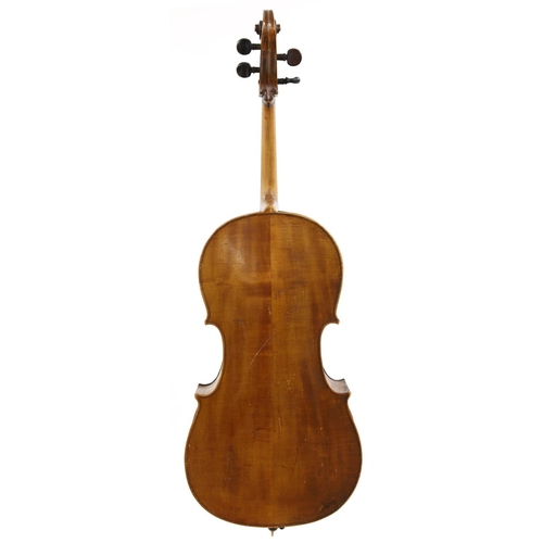 3506 - Early 20th century German violoncello in need of some restoration, 30