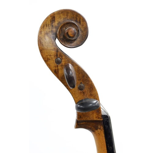 3506 - Early 20th century German violoncello in need of some restoration, 30