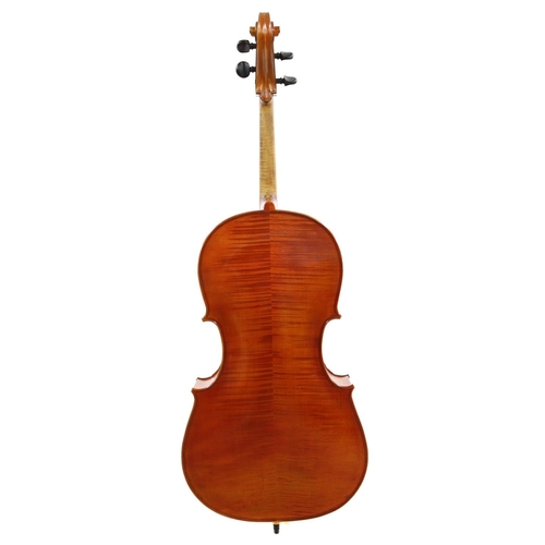 3525 - Fine French violoncello by Laberte Humbert and labelled Lutherie Artistique G. Fournier, Annee 1938,... 