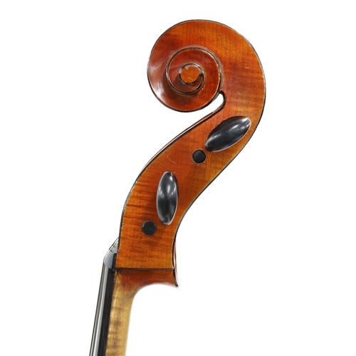 3525 - Fine French violoncello by Laberte Humbert and labelled Lutherie Artistique G. Fournier, Annee 1938,... 