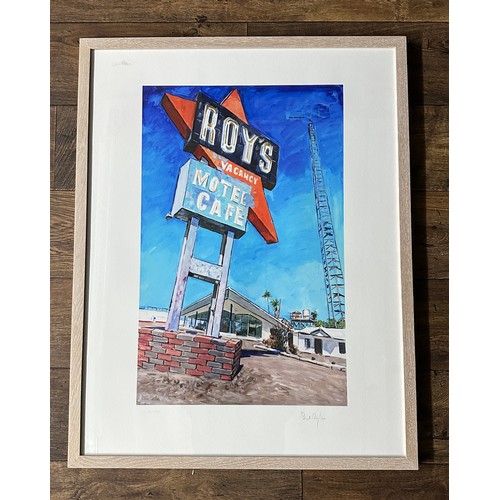 480 - Bob Dylan - 'Abandoned Motel, Eureka', limited edition signed print from the Bob Dylan 'The Beaten P... 