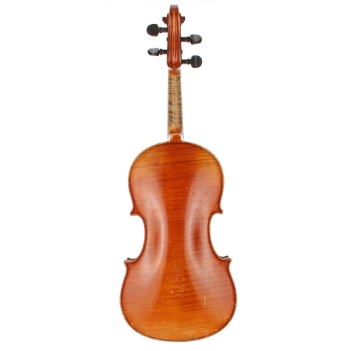 3050 - French JTL three-quarter size violin, 13 1/16