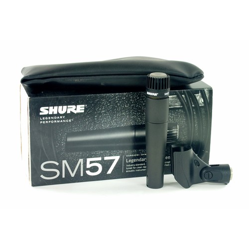 2117 - Shure SM57 dynamic microphone, boxed*Please note: Gardiner Houlgate do not guarantee the full workin... 