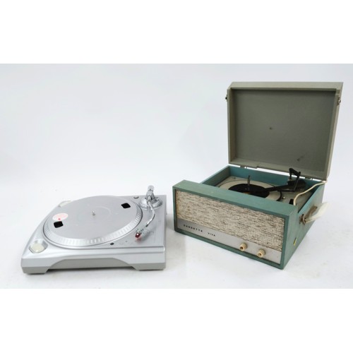 2013 - Vintage Dansette Viva turntable; together with an Ion USB turntable (2)*Please note: Gardiner Houlga... 