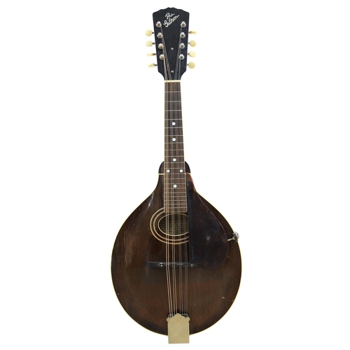 2563 - Good Gibson pear shaped mandolin bearing the standard Gibson guarantee label attached to the inside ... 