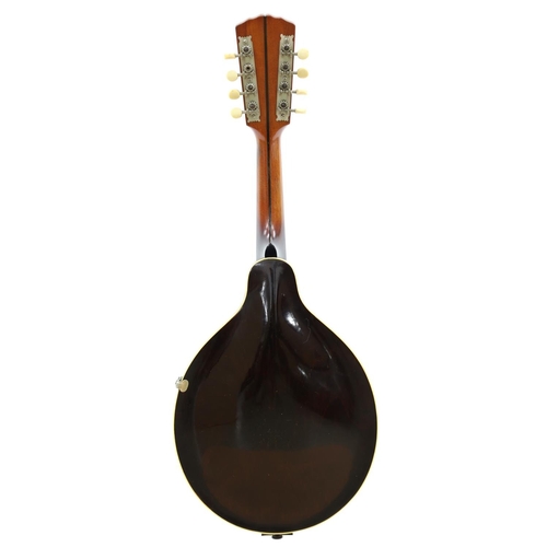 2563 - Good Gibson pear shaped mandolin bearing the standard Gibson guarantee label attached to the inside ... 