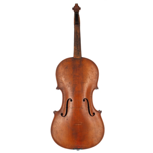 3040 - Russian violin labelled Rigart Rubus, Petersburg 1850, 14