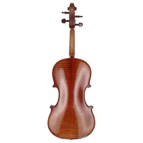 3078 - French JTL Stradivari copy violin circa 1910, 14