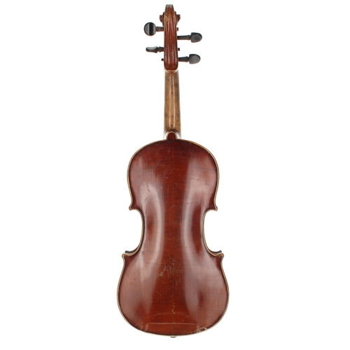 3081 - German three-quarter size Stradivari copy violin circa 1930, 13 1/8