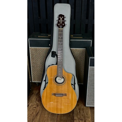 1161 - 2004 Line 6 Variax acoustic electric guitar, made in Korea, with original gig bag, PSU and cables... 