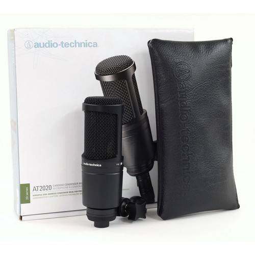 2118 - Audio Technica AT2020 cardioid condenser microphone, boxed*Please note: Gardiner Houlgate do not gua... 